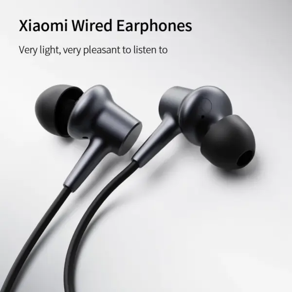 Xiaomi หูฟังแบบมีสายดั้งเดิมพร้อมไมโครโฟนความละเอียดสูงหูฟังชนิดใส่ในหู 3.5 มม. - Image 2