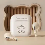 Tws รุ่น Beige Pooh B หูฟังบลูทูธไร้สาย 5.2 ลดเสียงรบกวน