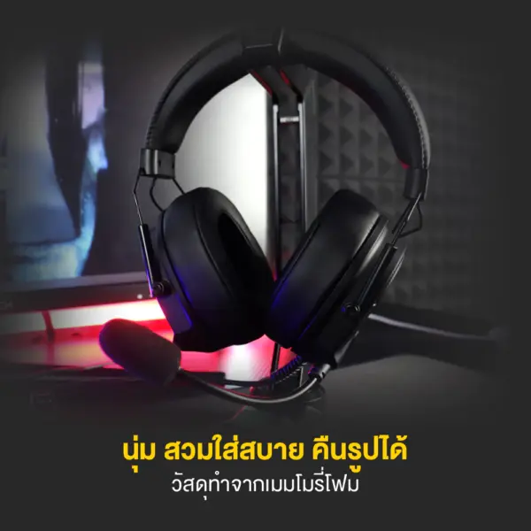 Fantech รุ่น HG26 หูฟังเกมมิ่ง ระบบ 7.1 VIRTUAL SURROUND SOUND Headset Gaming - Image 2