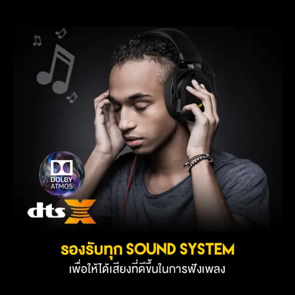 Fantech รุ่น HG26 หูฟังเกมมิ่ง ระบบ 7.1 VIRTUAL SURROUND SOUND Headset Gaming - Image 3